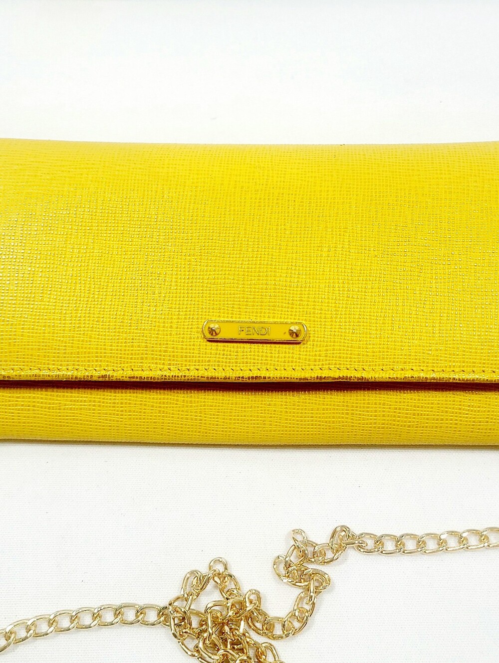 Fendi Leather Wallet On Chain